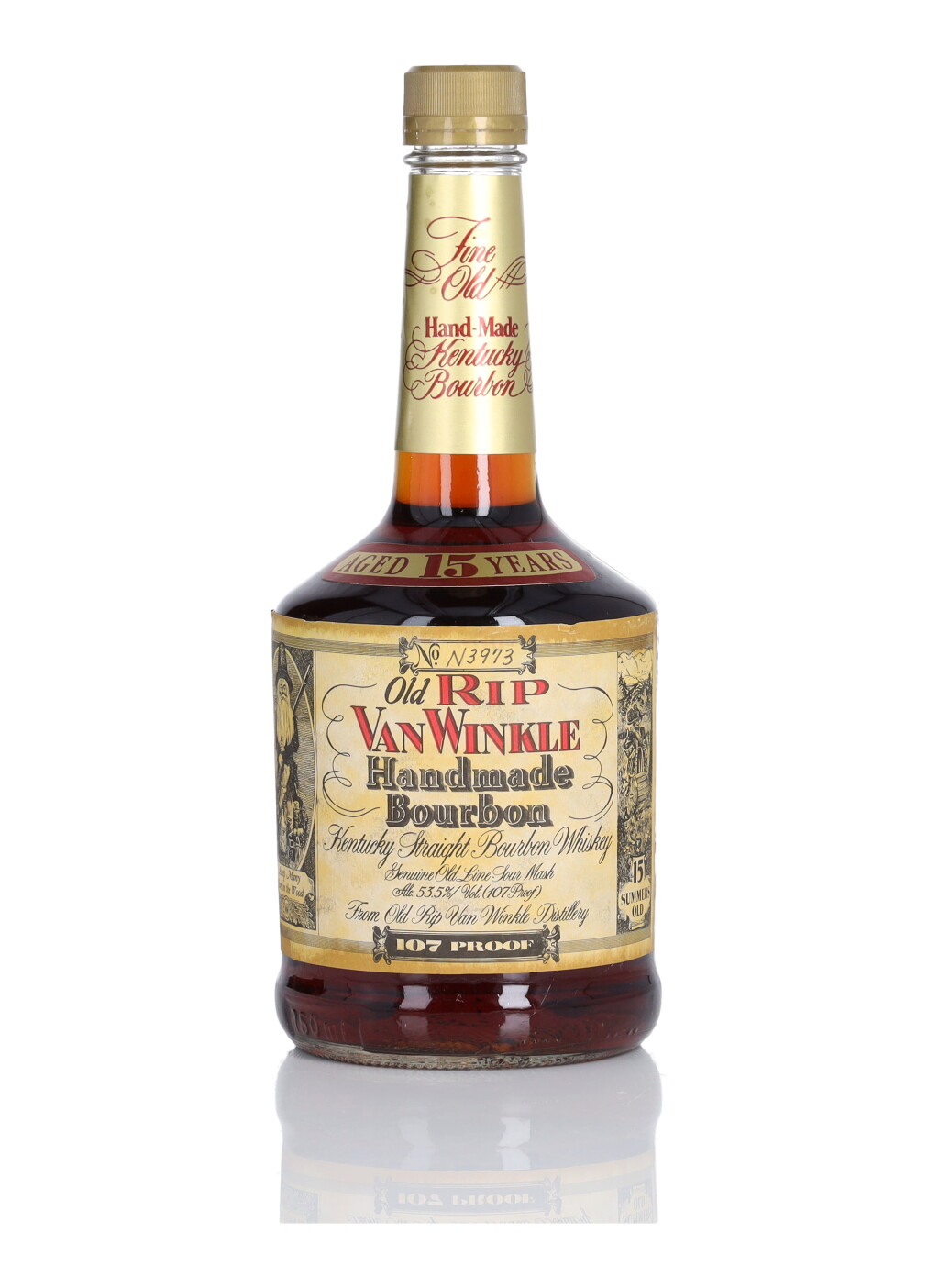 View full screen - View 1 of Lot 104. Old Rip Van Winkle 15 Year Old 107 Proof NV (1 Bottle 75cl).