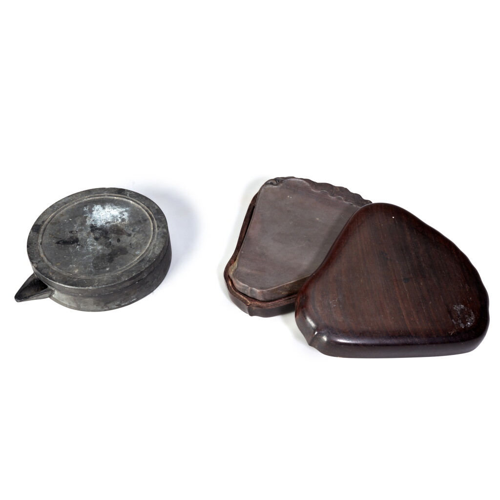 View full screen - View 1 of Lot 150. Two inkstones, Qing dynasty .