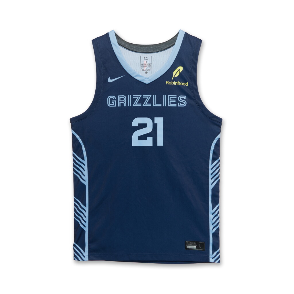 View full screen - View 1 of Lot 5. Jahmai Mashack Memphis Grizzlies 2025 NBA Summer League Game Worn Jersey | NBA 2K26 Summer League Debut .