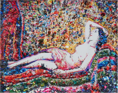 View full screen - View 1 of Lot 214. Odalisque, after Gustave le Gray (from 'Rebus').