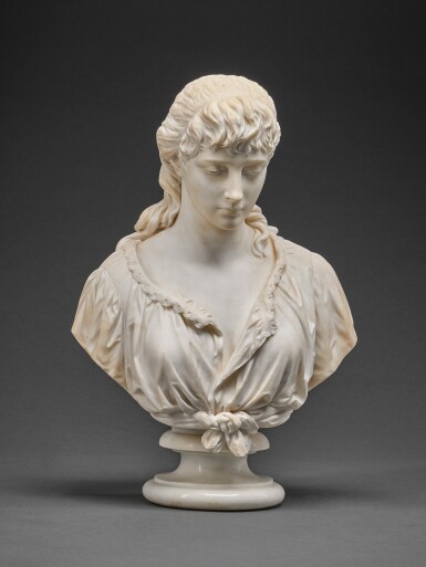 View full screen - View 1 of Lot 14. La Pensierosa (Bust of a Woman).