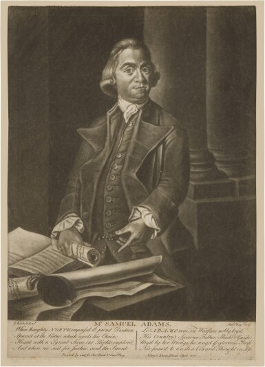View full screen - View 1 of Lot 1558. Mr. Samuel Adams (Stauffer 2370).