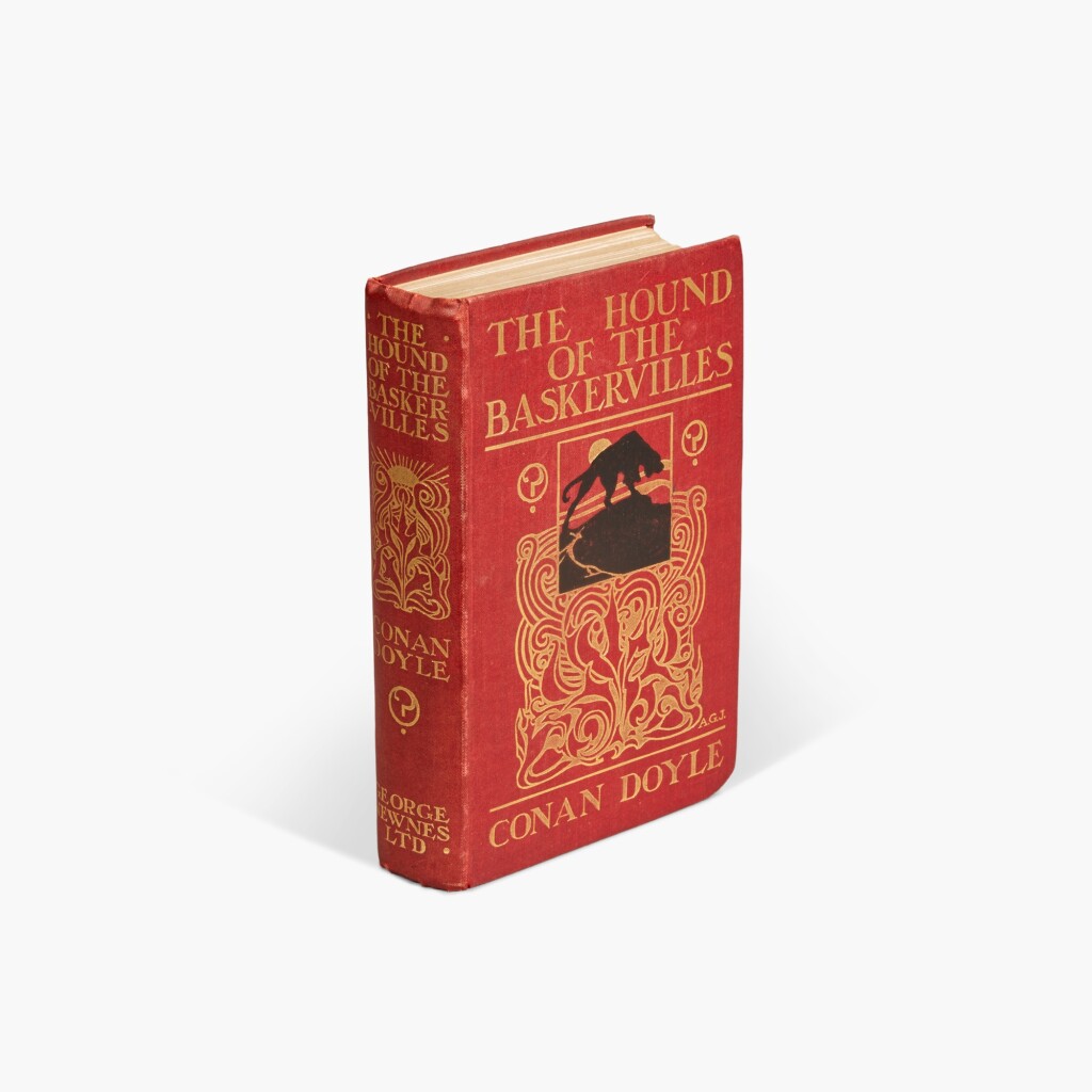 Arthur Conan Doyle — The Hound of the Baskervilles, 1902, first edition of perhaps the best-loved crime novel of all time
