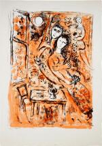 MARC CHAGALL | COUPLE À L'ÉVENTAIL (M. 385)