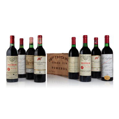 View full screen - View 1 of Lot 67. Mixed Pomerol from the 80s and 90s (10 BT).