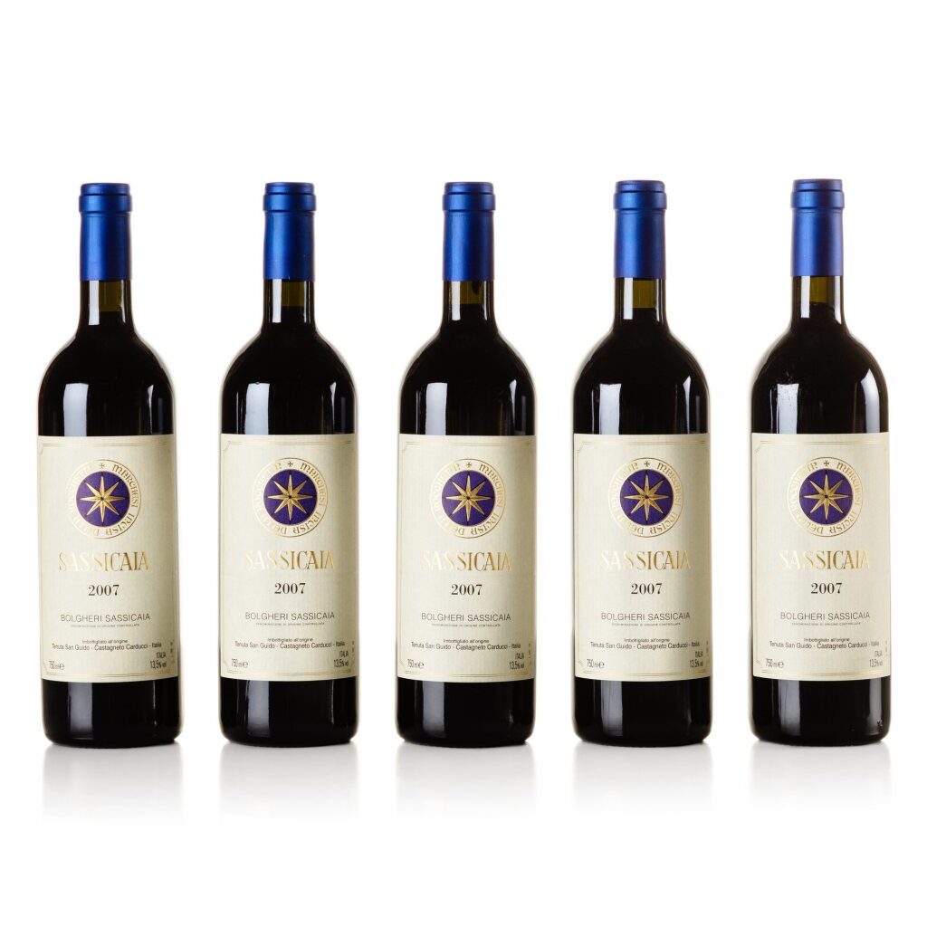 View full screen - View 1 of Lot 721. Sassicaia 2007 (5 BT).