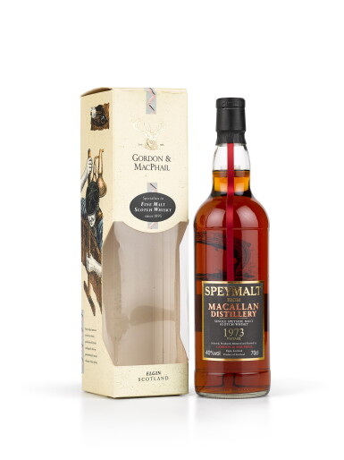 View full screen - View 1 of Lot 34. Gordon & Macphail - Speymalt From Macallan Distillery 1973 (1 BT70).