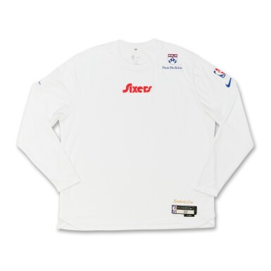 View full screen - View 1 of Lot 149. Adem Bona Philadelphia 76ers 2024-2025 City Edition Warmup Set | Probable Wear.