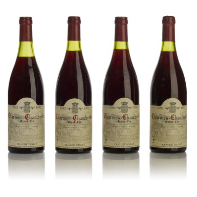 View full screen - View 1 of Lot 91. Charmes Chambertin 1992 Claude Dugat (12 BT).
