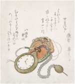 Utagawa Hiroshige (1797-1858) | A western pocket watch | Edo period, 19th century