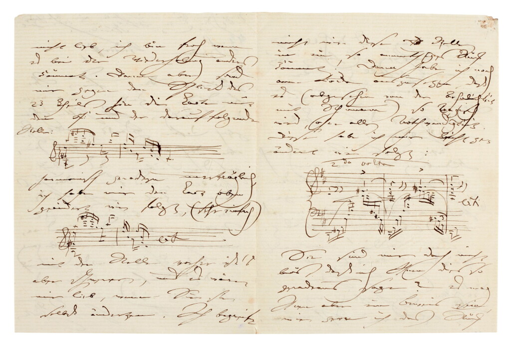 View full screen - View 1 of Lot 35. Clara Schumann. 215 unpublished letters to the composer and environmentalist Ernst Rudorff, with his replies, 1858-1896.
