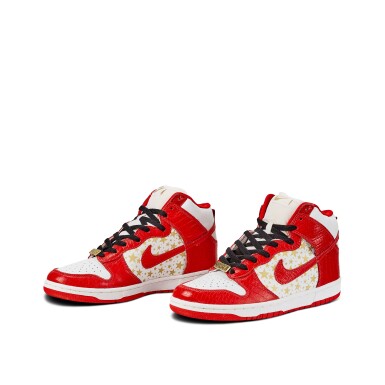 View full screen - View 1 of Lot 8660. Nike SB Dunk High Pro Supreme 'Varsity Red' | Size 9.5.