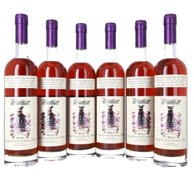 View full screen - View 1 of Lot 103. Willett Family Estate Single Barrel Bourbon 14 Year Old 116 proof NV (6 BT75).