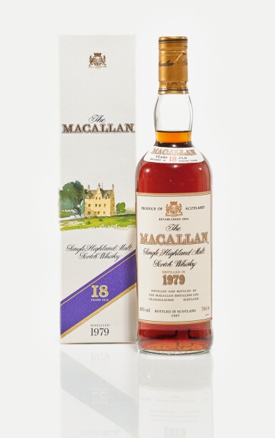 View full screen - View 1 of Lot 15. The Macallan 18 Year Old 43.0 abv 1979 (1 BT70cl).