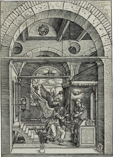View full screen - View 1 of Lot 612. The Annunciation, from Life of the Virgin.
