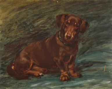 View full screen - View 1 of Lot 401. Otto, the dachshund.
