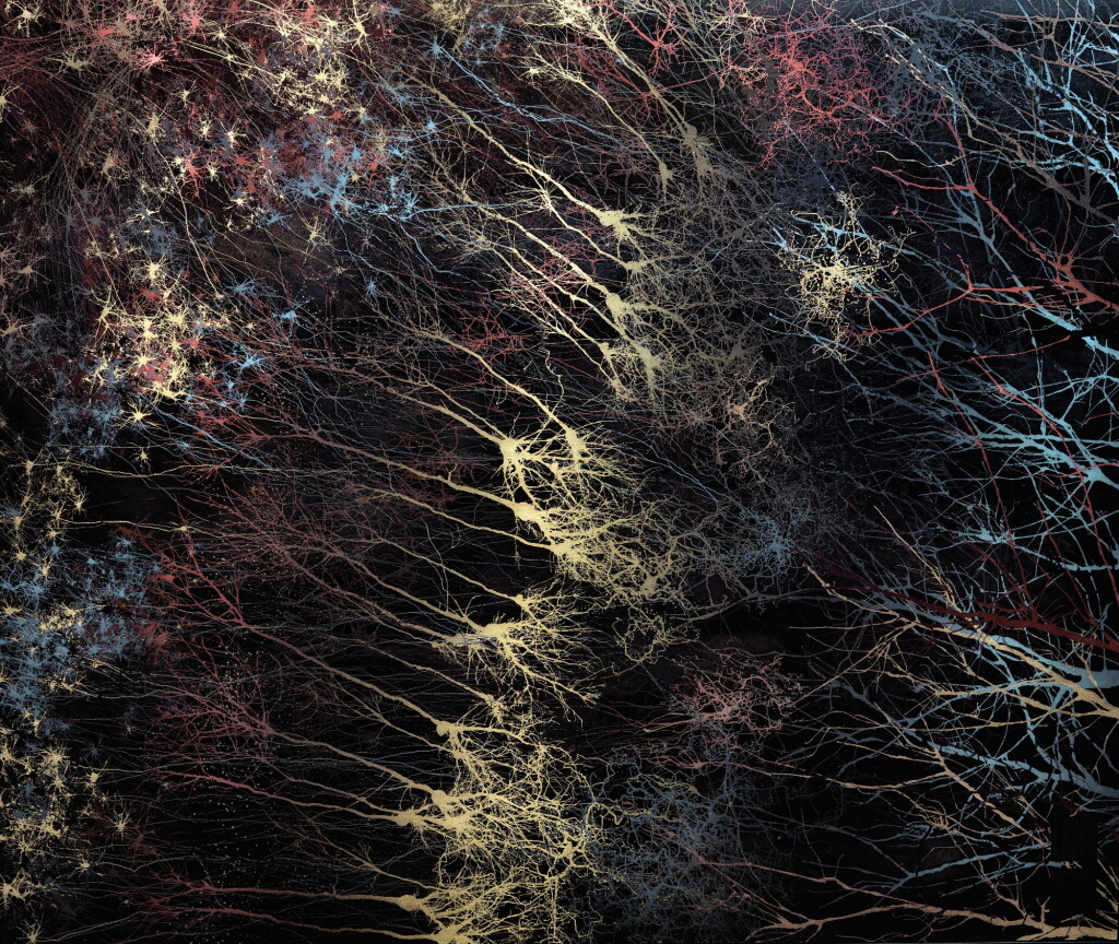 View full screen - View 1 of Lot 48. DR. GREG DUNN IN COLLABORATION WITH DR. BRIAN EDWARDS | CHAOTIC CONNECTOME, 2013.