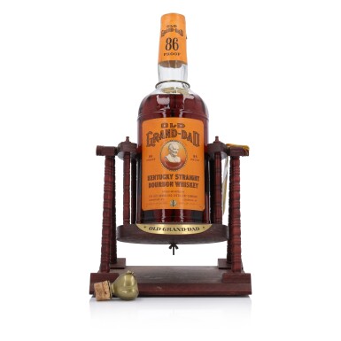 View full screen - View 1 of Lot 797. Old Grand-Dad 4 Year Old 86 Proof NV (1 Bottle Gallon).