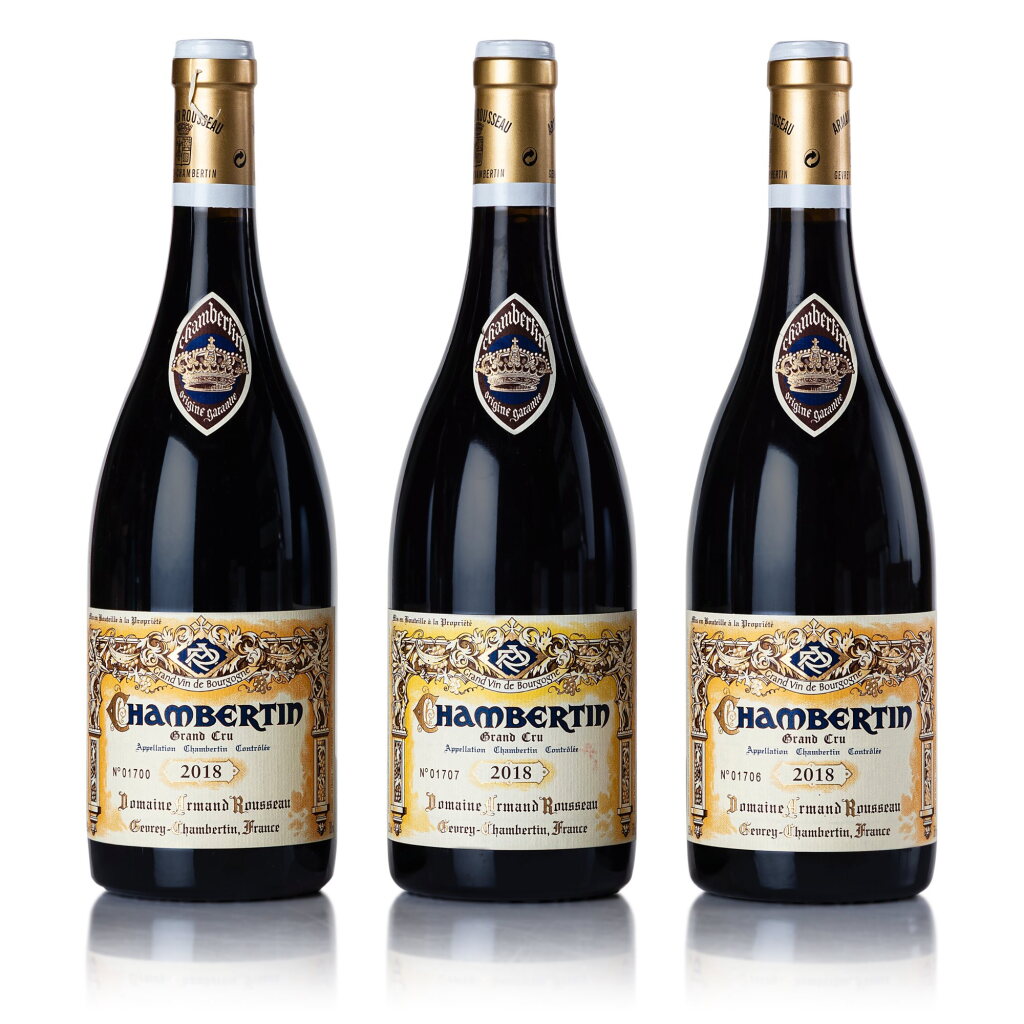 View full screen - View 1 of Lot 286. Chambertin 2018 Domaine Armand Rousseau (3 BT).