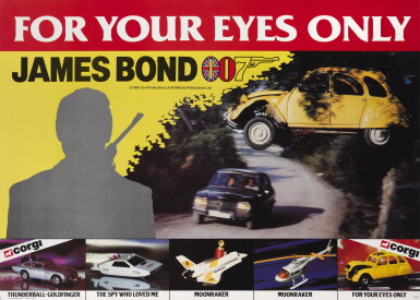 View full screen - View 1 of Lot 117. For Your Eyes Only (1981), special Corgi Toys tie-in poster.