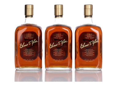 View full screen - View 1 of Lot 218. Elmer T. Lee Single Barrel 90 Proof NV (3 Bottles 75cl).
