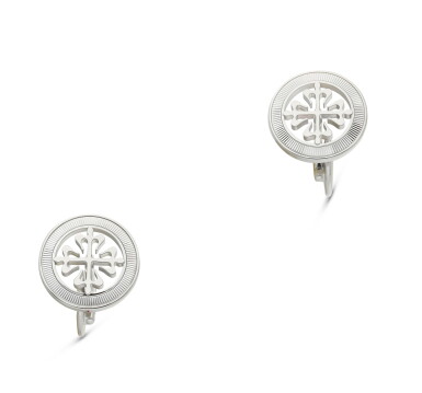 View full screen - View 1 of Lot 8189. Calatrava | A pair of white gold cufflinks, Circa 2011 | 百達翡麗 | Calatrava | 一對白金袖扣,約2011年製.