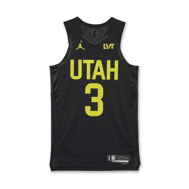 View full screen - View 1 of Lot 154. Keyonte George Utah Jazz 2024-2025 Emirates NBA Cup Game Worn Statement Edition Jersey .