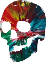 Untitled (Skull Spin Painting) | 無題(骷髏旋轉畫)