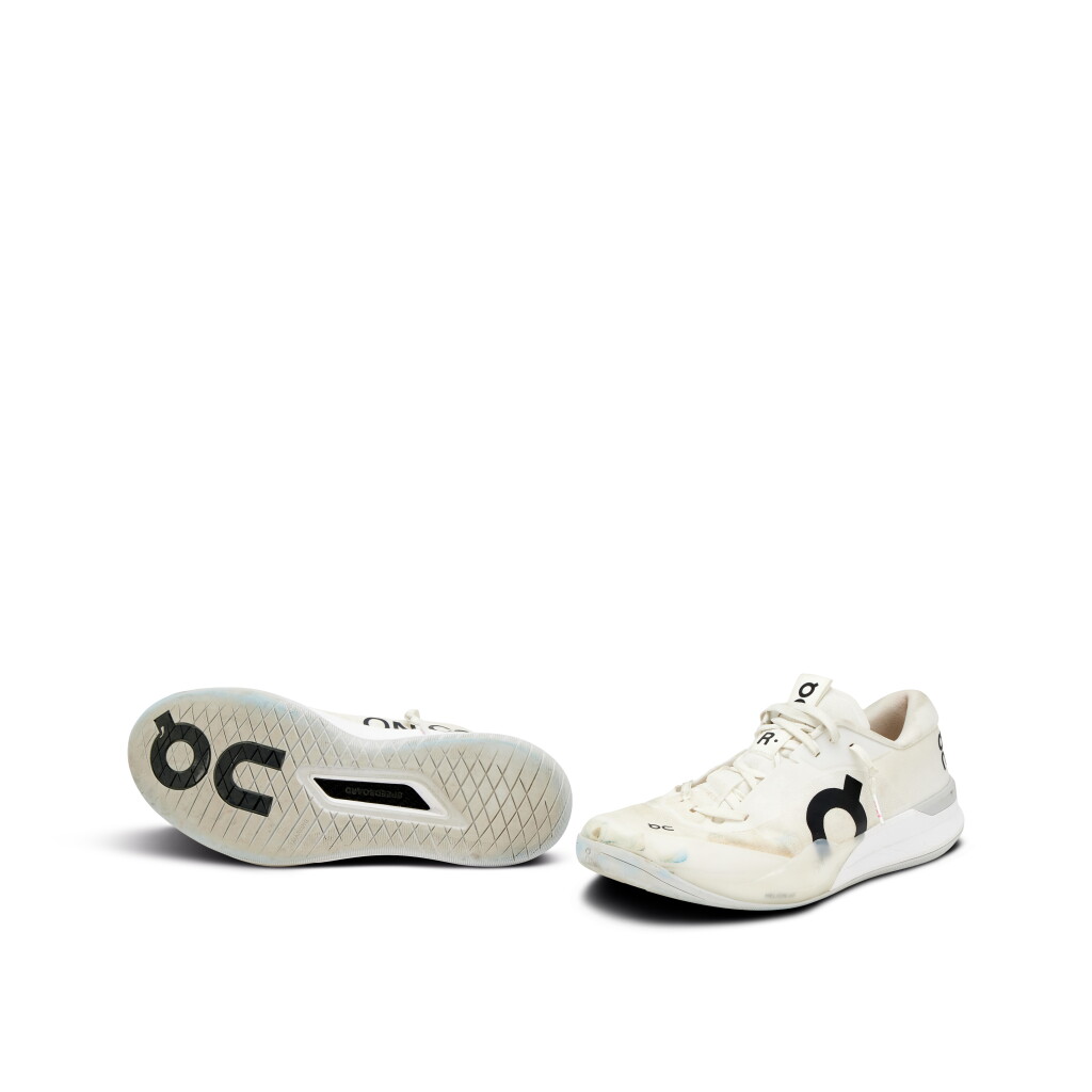 View full screen - View 1 of Lot 33. Alexander Bublik 2026 US Open Third Round Match Worn Sneakers | Additionally Matched to Men's Doubles First Round.