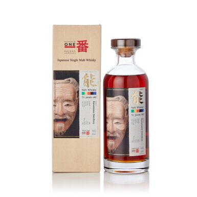 View full screen - View 1 of Lot 1040. 輕井澤"能"系列 Karuizawa Noh 31 Year Old Cask #155 56.0 abv 1981 (1 BT70).