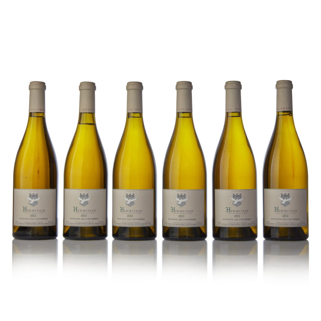View full screen - View 1 of Lot 1381. Hermitage Blanc 2015 Domaine du Colombier (12 BT).