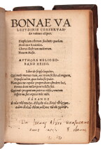 Alciati, Emblematum liber, Augsburg, 1531, and other works, contemporary German calf, Brassicanus's copy