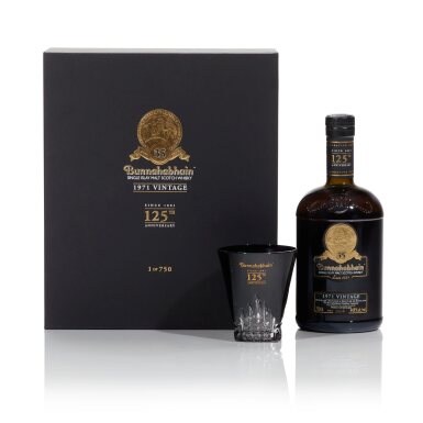 View full screen - View 1 of Lot 199. Bunnahabhain 125th Anniversary Edition 35 Year Old 44.9 abv 1971 (1 BT75).
