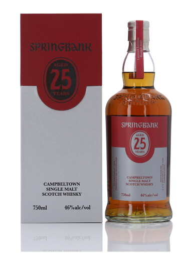 View full screen - View 1 of Lot 242. Springbank 25 Year Old 46.0 abv NV (1 Bottle 75cl).