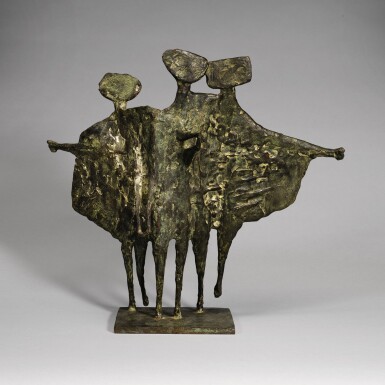 View full screen - View 1 of Lot 611. KENNETH ARMITAGE | CHILDREN BY THE SEA.