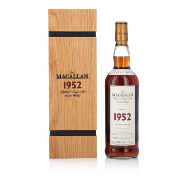 View full screen - View 1 of Lot 1055. The Macallan Fine & Rare 49 Year Old 48.0 abv 1952 (1 bt 75cl).