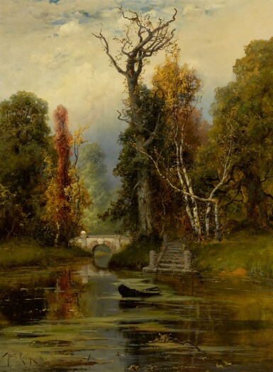 View full screen - View 1 of Lot 33. YULI YULIEVICH KLEVER AND STUDIO | River Landscape .