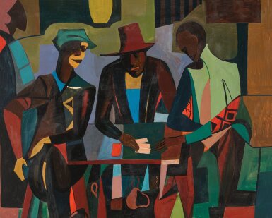 View full screen - View 1 of Lot 62. Untitled (Card Players).