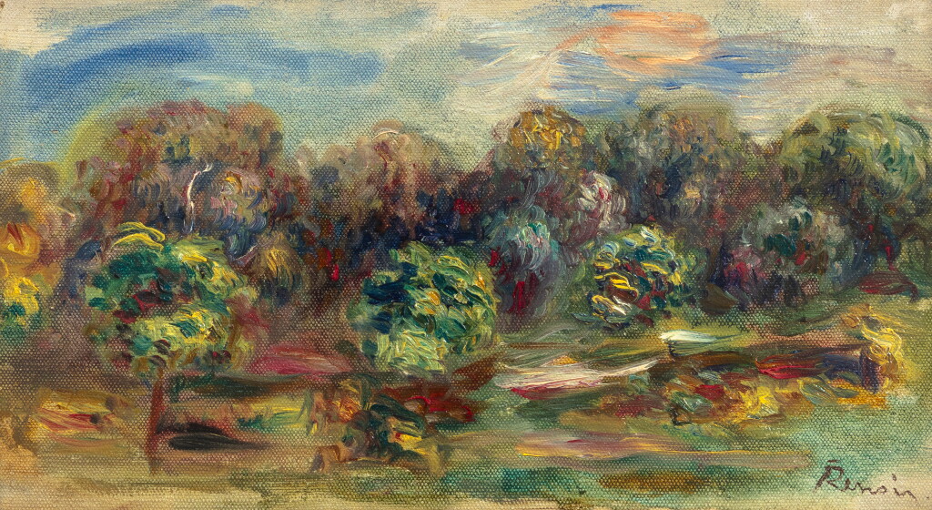 View full screen - View 1 of Lot 208. Paysage aux environs de Cagnes.