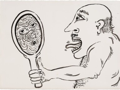 View full screen - View 1 of Lot 415. Untitled (Old Man Mirror).