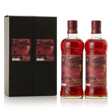 View full screen - View 1 of Lot 9251. 津貫 Mars Tsunuki 5 Year Old Sherry Puncheon For Lucky Choice 57.0 abv 2018 (2 BT70).