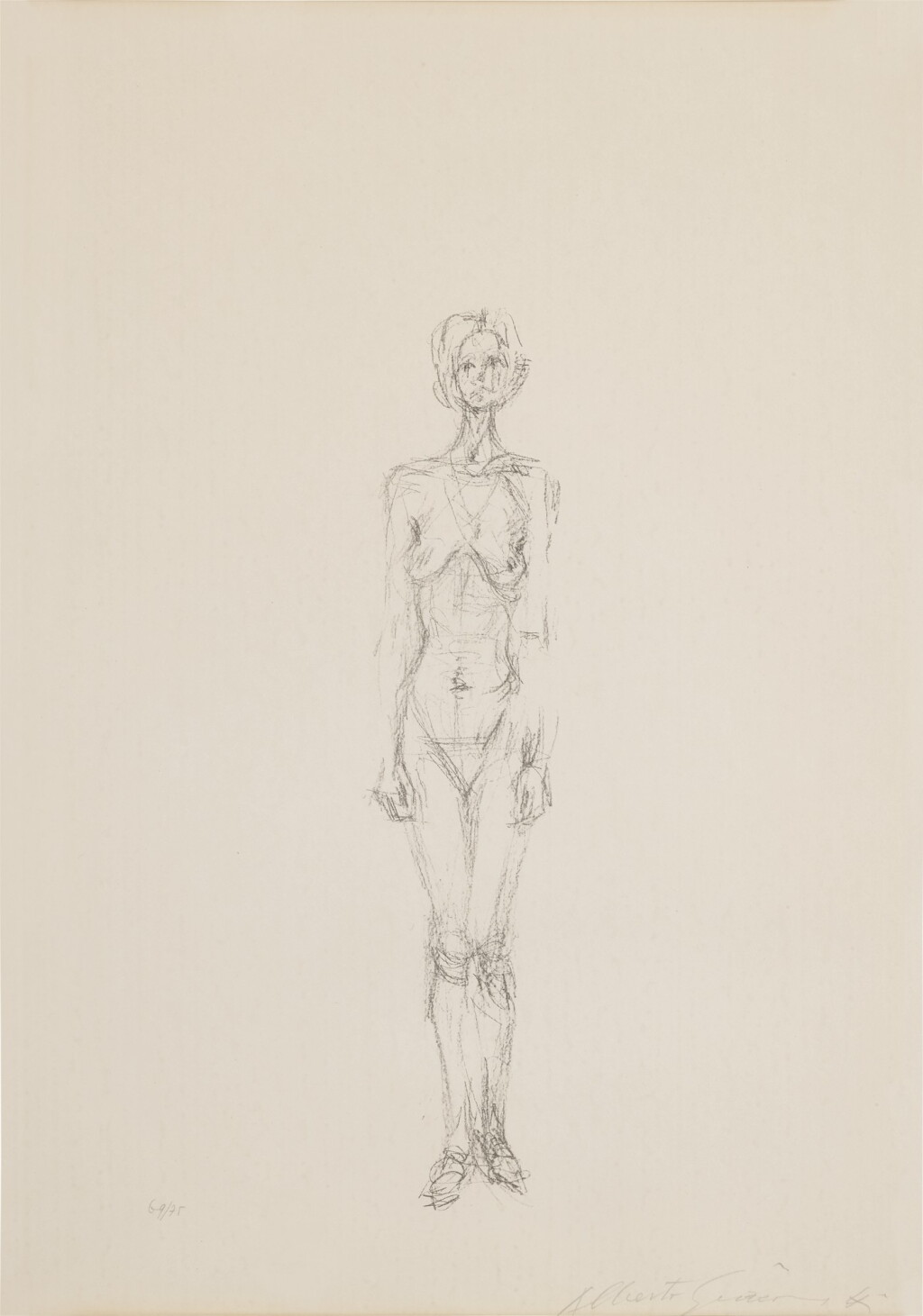 View full screen - View 1 of Lot 63. Standing Nude II (Lust 36).