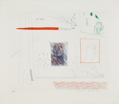 View full screen - View 1 of Lot 178. Etching is the Subject (S.A.C. 212; MCA Tokyo 191).