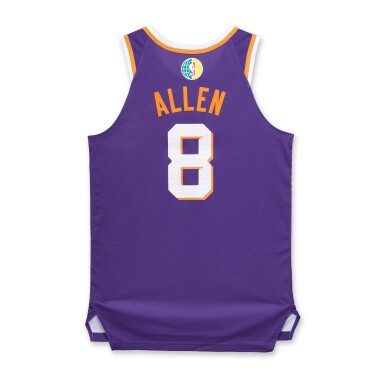 View full screen - View 1 of Lot 27. Grayson Allen ‘China Games’ Phoenix Suns 2025-2026 Game Worn Icon Edition Jersey | Matched to 2 Games.