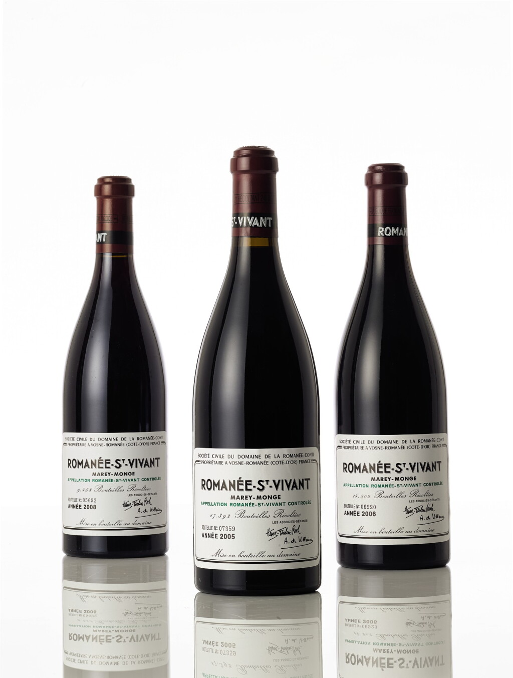 View full screen - View 1 of Lot 6074. Romanée St. Vivant 2008 Domaine de la Romanée-Conti (3 BT).