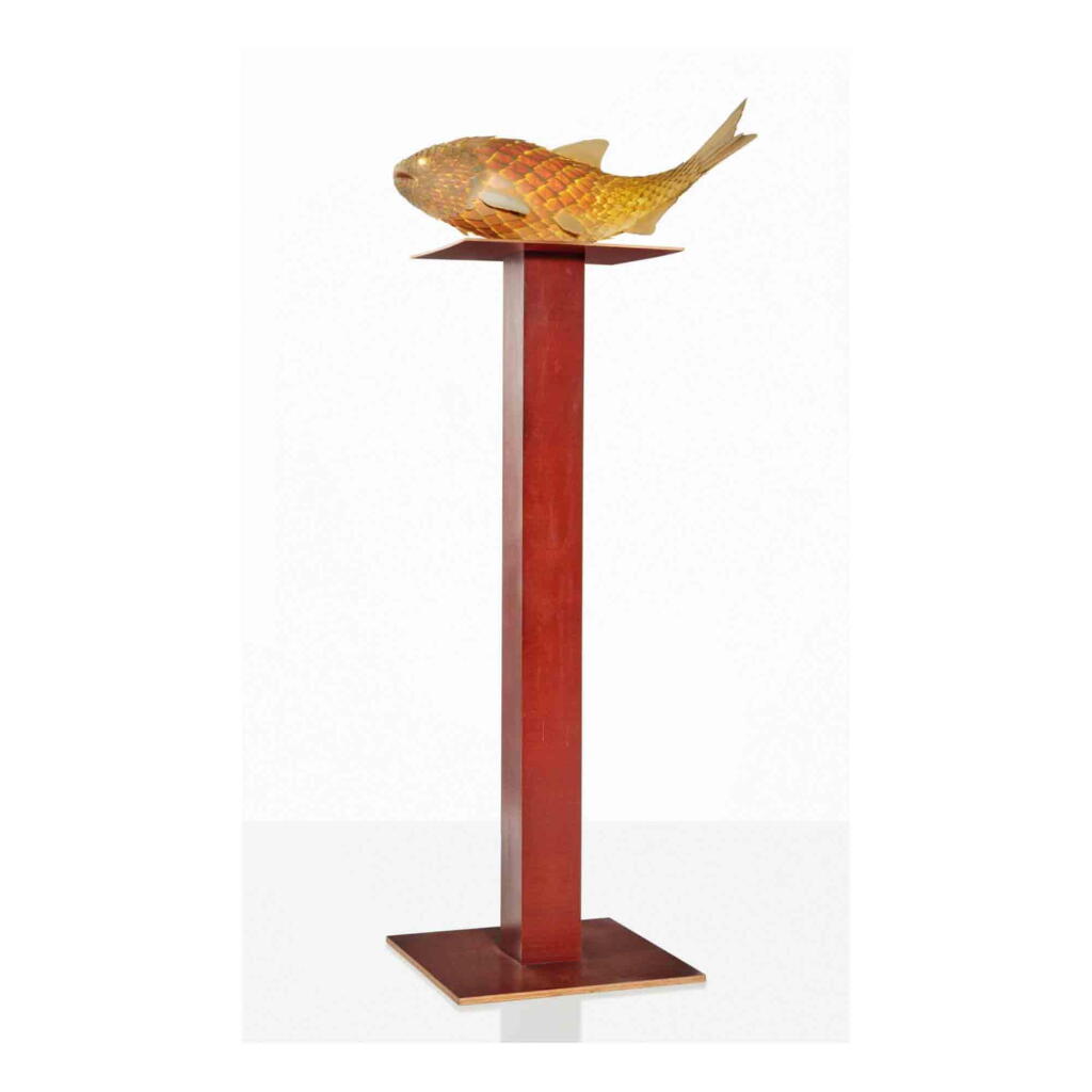 View full screen - View 1 of Lot 167. "Fish" Lamp.