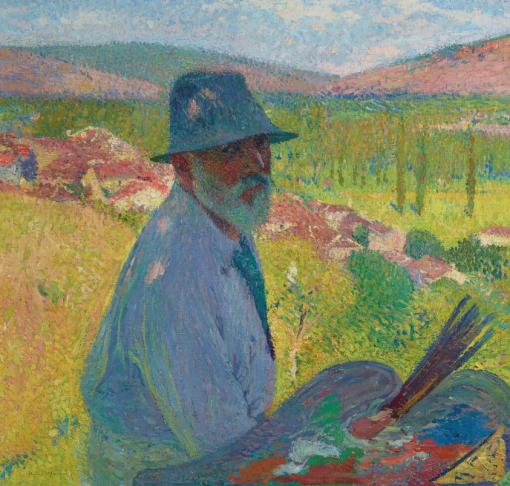 View full screen - View 1 of Lot 404. Autoportrait à Labastide-du-Vert .