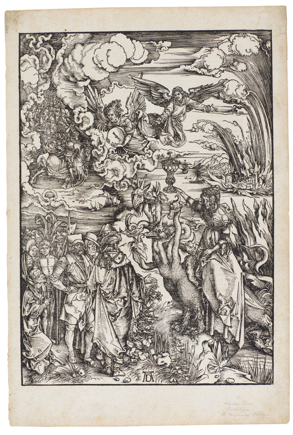 View full screen - View 1 of Lot 1. The Whore of Babylon (Bartsch 73; Meder, Hollstein 177).