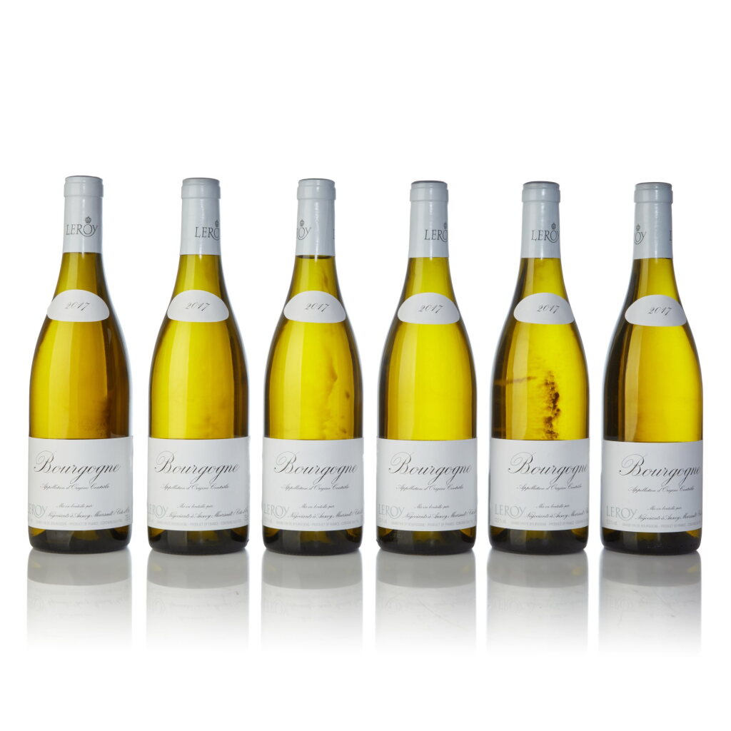View full screen - View 1 of Lot 112. Bourgogne Blanc 2017 Maison Leroy (12 BT).