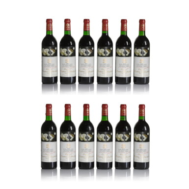 View full screen - View 1 of Lot 17. Château Mouton Rothschild 1986 (12 BT).